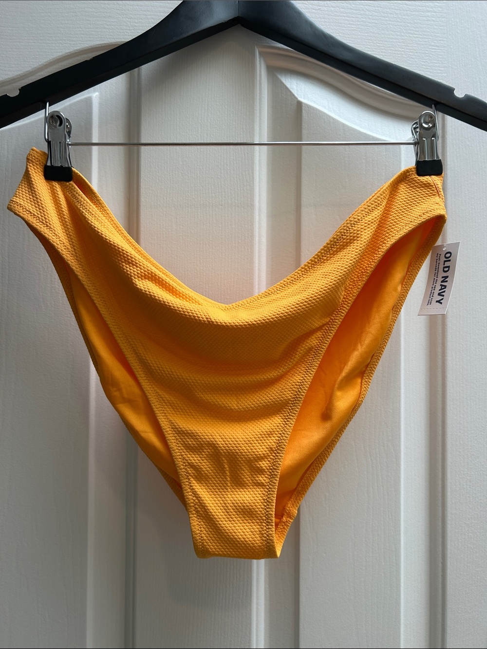 Old Navy Textured Yellow Bikini Bottoms